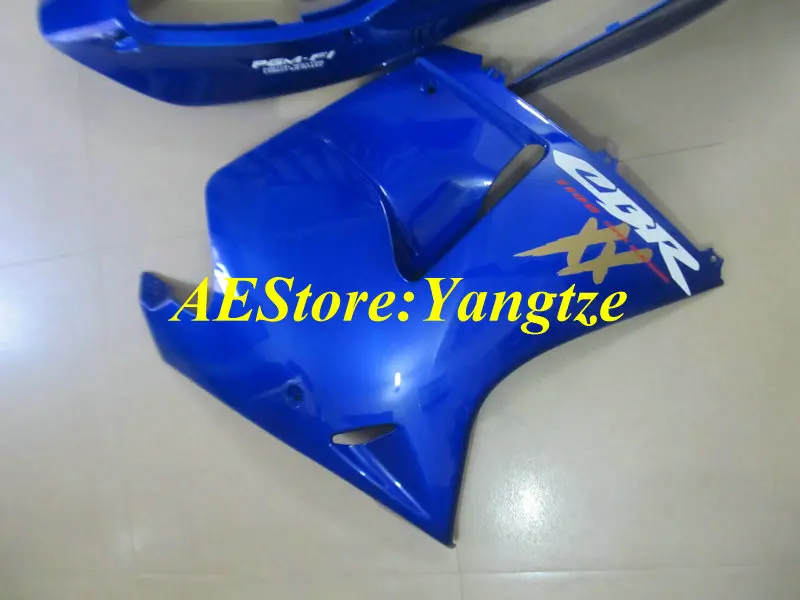 Мотоциклетный вставной обтекатель комплект для HONDA CBR1100XX 97 00 02 03 CBR1100 CBR 1100XX 1997 2000 2003 ABS синий Обтекатели+ подарки ZG14