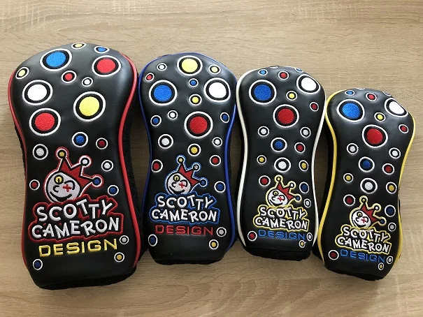 SC 4pcs woods Гибридные Чехлы для головы Golf UT из искусственной кожи, 2 цвета, чехол для водителя - Цвет: SC 4pcs woods