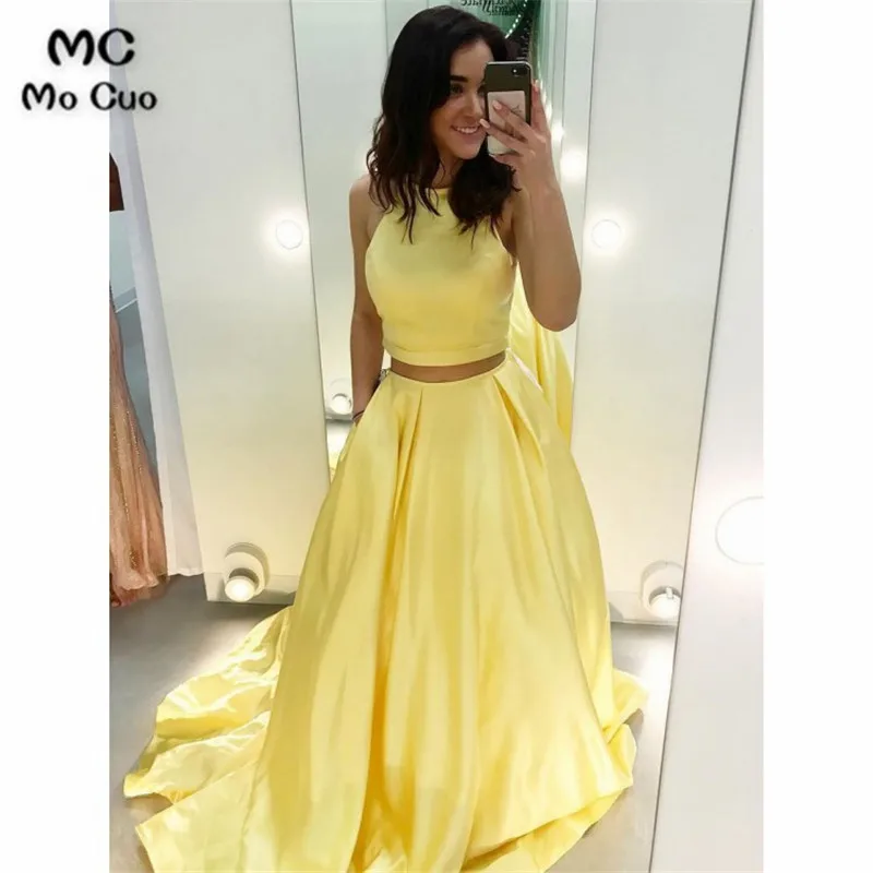Prom Dresses Cheap, Yellow Prom Dresses, 2018 Prom Dresses, Prom Dresses Simple