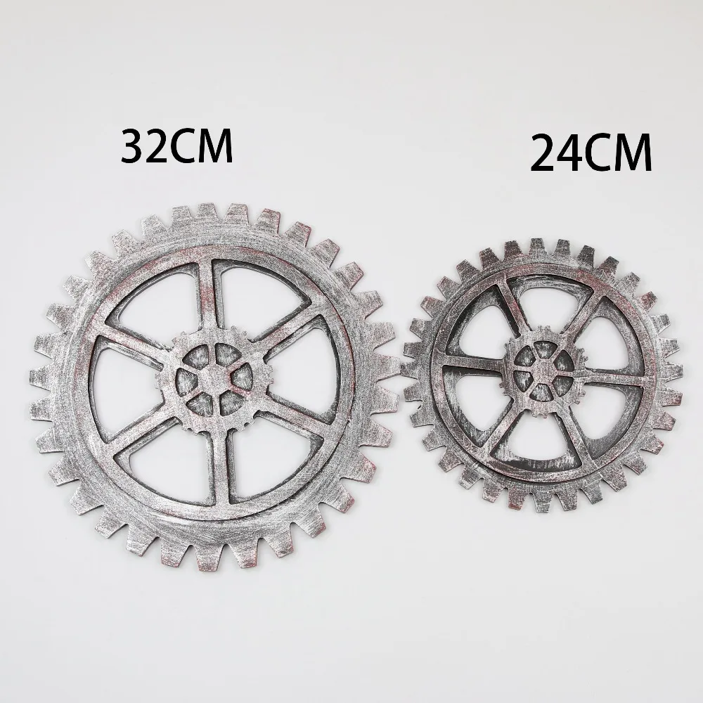Ретро Европа Соединенные Штаты промышленный ветер имитация металла деревянная Шестерня KTV бар креативные настенные украшения Настенный дизайн