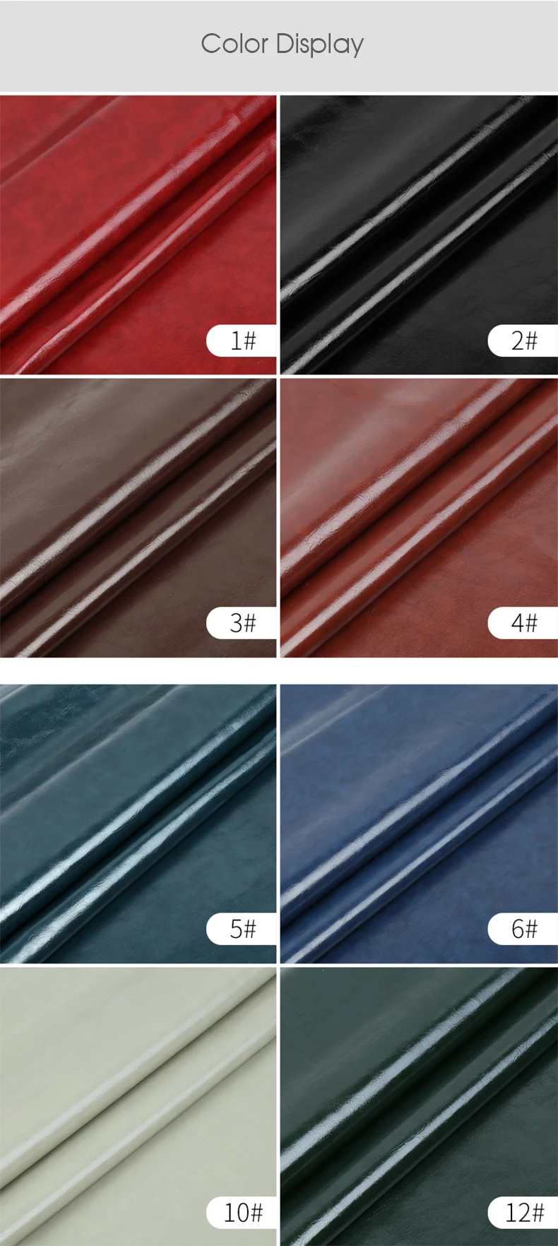 Glitter eco furniture faux leather sofa cover  fabric 11