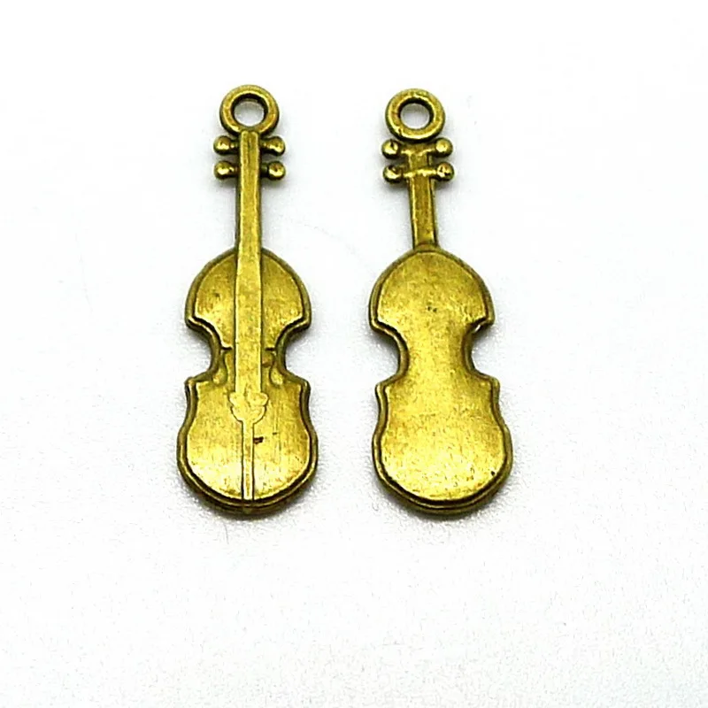 Violin IL Violino Charms Pendant alloy fittings Antique Silver Jewelry