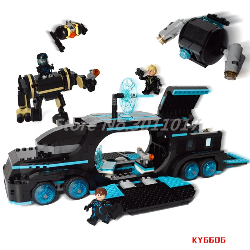 

Stacking Block Future Police War X-Agents Armor Chariot Car KAZI 6606 Compatible Legoings Building Blocks Bricks Toys For Kids