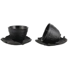 Горячая чугун Чай чашки комплект японский Чай чашки 70 мл посуда инструменты ручной работы в китайском стиле кунг-фу кружка