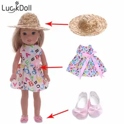 Luckdoll Милая Одежда для кукол костюм для 14,5 дюймов Американский куклы интимные аксессуары, best подарок детей