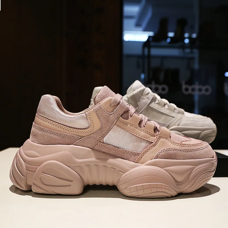 Printemps Véritable Blanc Femme Rose Femmes Nouvelles Cuir forme blanc De Sneakers En Marque Chaussures Mujer Zapatos Dames Plate Mode raqn5OrxT