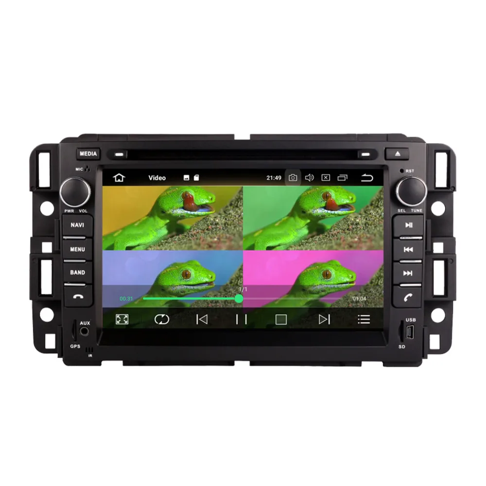 7 дюймов 4 ГБ ОЗУ Android 8 0 Восьмиядерный автомобильный DVD CD плеер для GMC Yukon Tahoe Acadia 2007