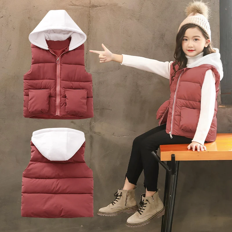2018 Children Baby Toddler Girls Vest Sleeveless Kids Jacket Winter