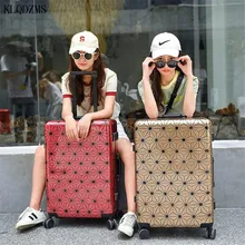 KLQDZMS 20/24/26/29 дюймов женская сумка для путешествий чемодан для багажа spinner, жесткие стороны, дорожные сумки на колесах для мужчин и женщин