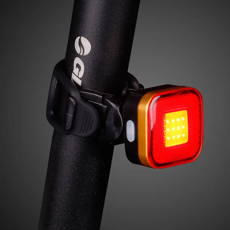 

Aero Blade Round Seatpost Mount Bicycle Rear Light W/Bag Clip Up to 50 Hrs Cycling Warning Taillight USB Charge LED COB Lantern
