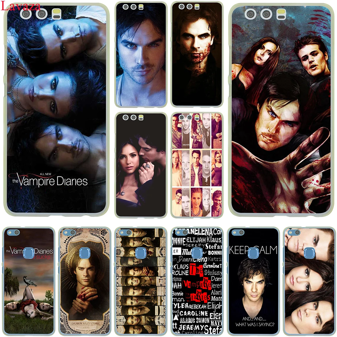 

Lavaza the Vampire Diaries Hard Case for Huawei P30 P20 P10 P9 Plus P8 Lite Mini 2017 2016 2015 P smart Z 2019