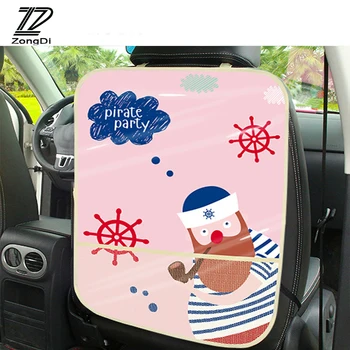 

ZD For VW Passat B5 B6 Polo Golf 4 5 Chevrolet Cruze Lada Granta RAM Car Styling Children Kick Mat Seat Back Protector Cover Bag