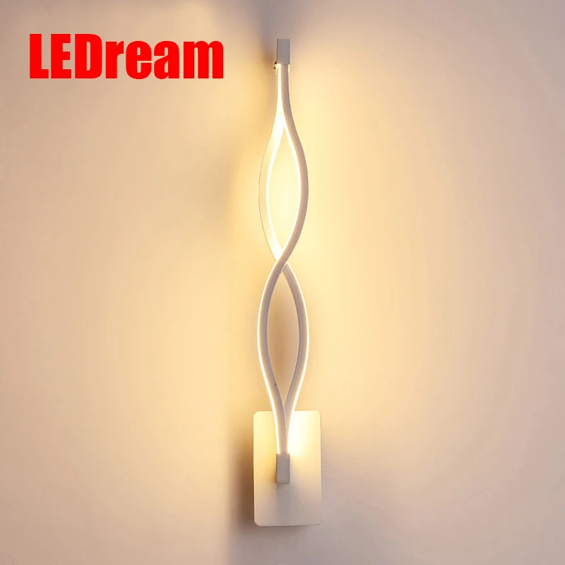 

Nordic led wall lamp of bedroom the head of a bed, creative contracted lamp of postmodern art wall lamp corridor corridor lamp