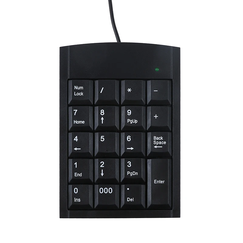 Проводная USB цифровая клавиатура тонкая мини с цифрами 18 клавиш для iMac/Mac Pro/MacBook
