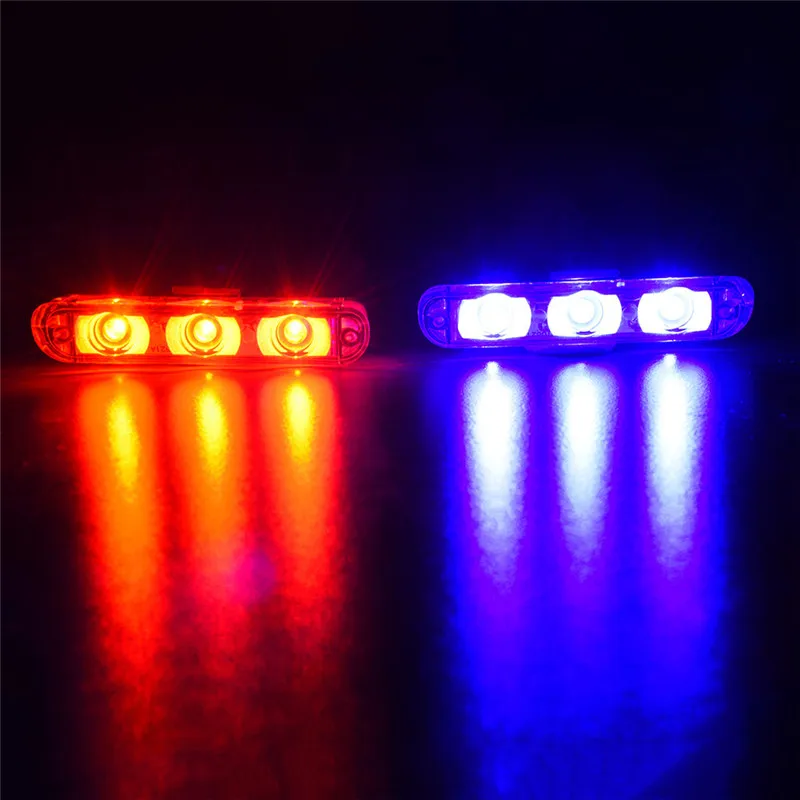 Беспроводной дистанционного 4x 3/led скорой помощи полиции светильник AC/DC 12V Строб