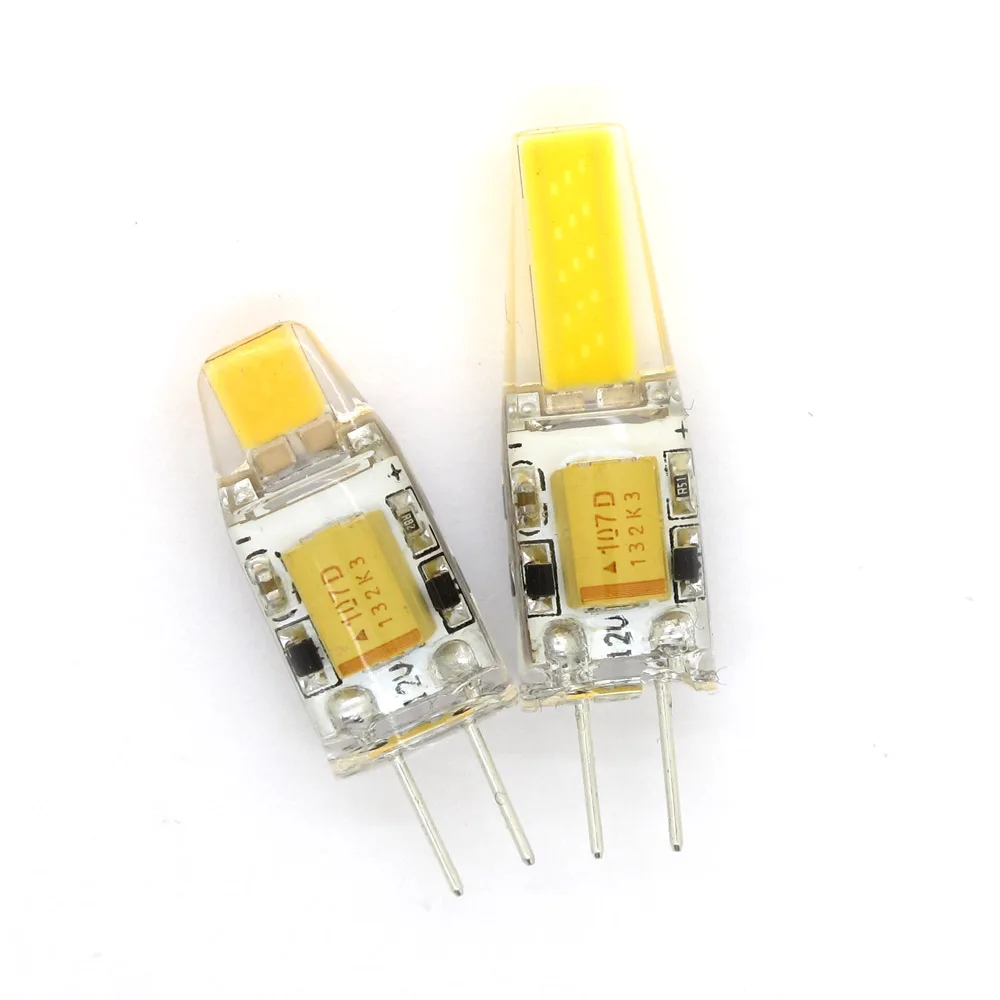 1 шт. Высокое качество COB G4 светодиодный светильник 3 Вт 6 AC DC 12 В теплый/холодный