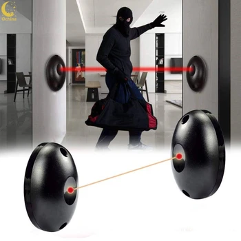 

Ochine Single Beam Infrared Radiation Automatic Door Detector Light Security Alarm Sensor Single Light Infrared Alarm Detector
