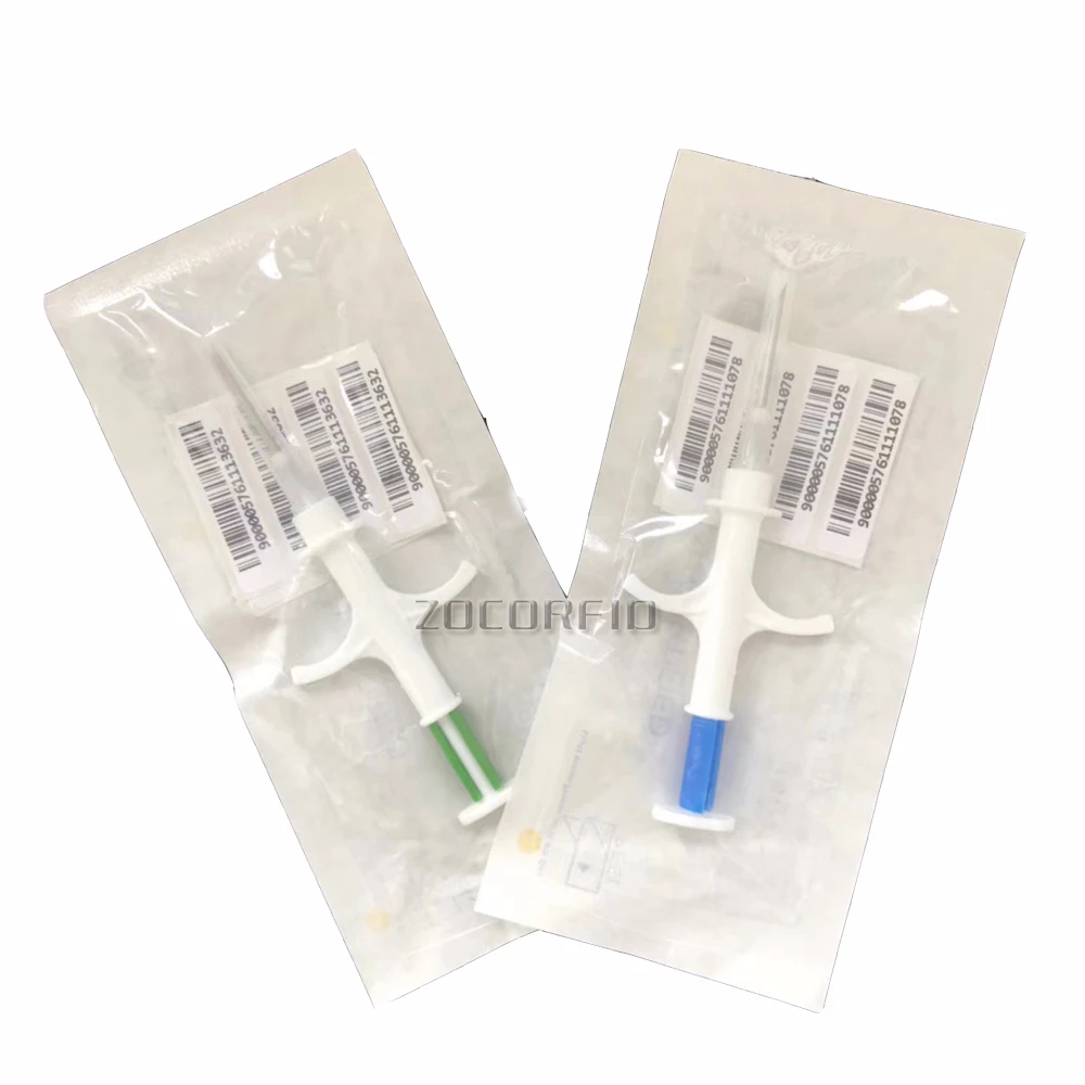10 шт./лот био стекло FDX B ISO11784/11785 Lf 134 2 кГц животных Rfid шприц с чипом 14*8 мм|IC/ID карты| |