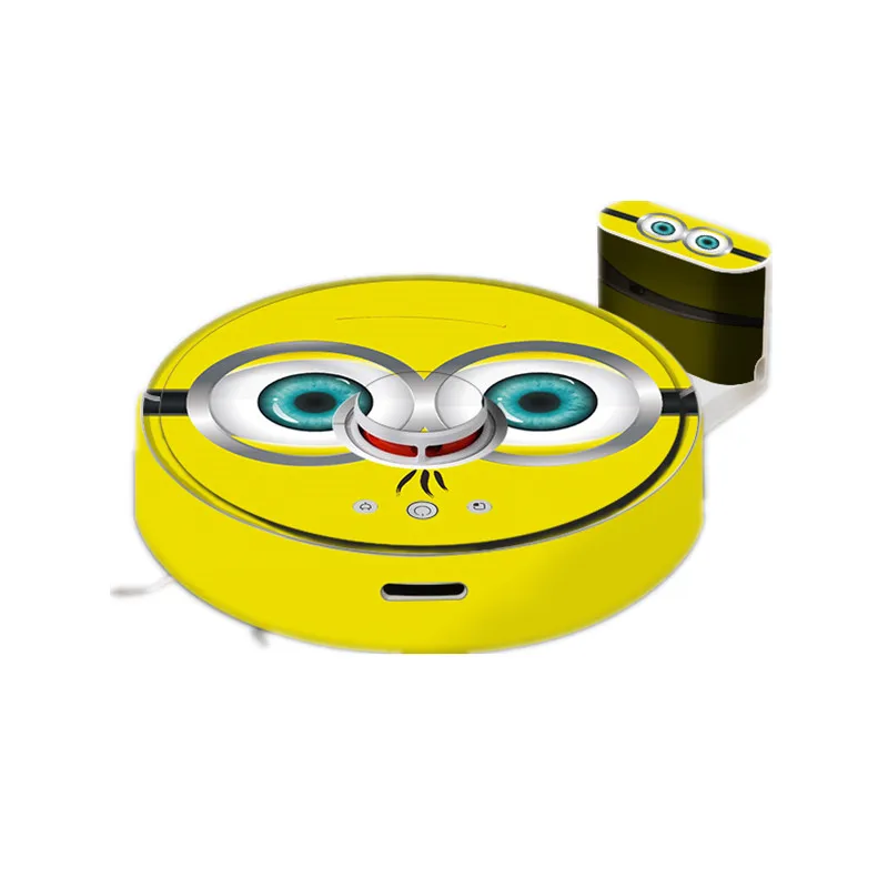 

Sticker for Roborock S50 S51 S55 Robot Vacuum Cleaner Beautifying Protective Film Minion, Orange, Color Stripe Cartoon Design