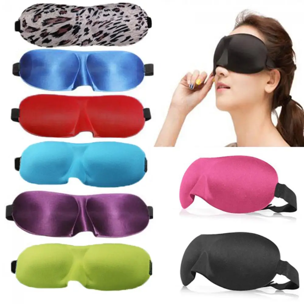 

1Pcs Sleep Mask Natural Sleeping 3D Eye Mask Eyeshade Cover Shade Eye Patch Women Men Soft Portable Blindfold Travel Eyepatch