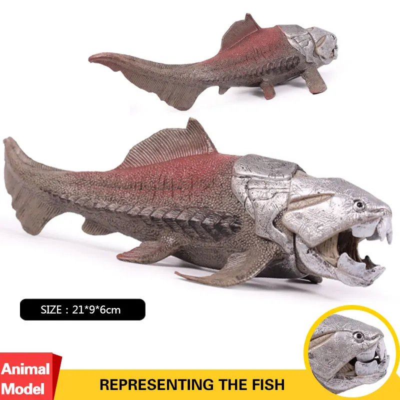 Oenux достаринная жизнь Dunkleosteus рыба животные модель морская Terrelli рот может открыть