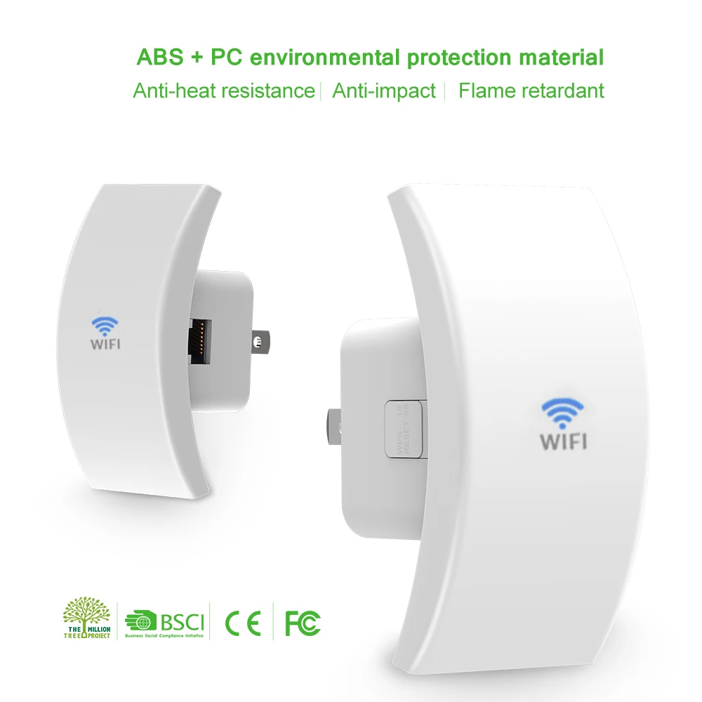Портативный Wi Fi репитер 300 Мбит/с 2 4 ГГц 802.11N/B/G|Беспроводные роутеры| |