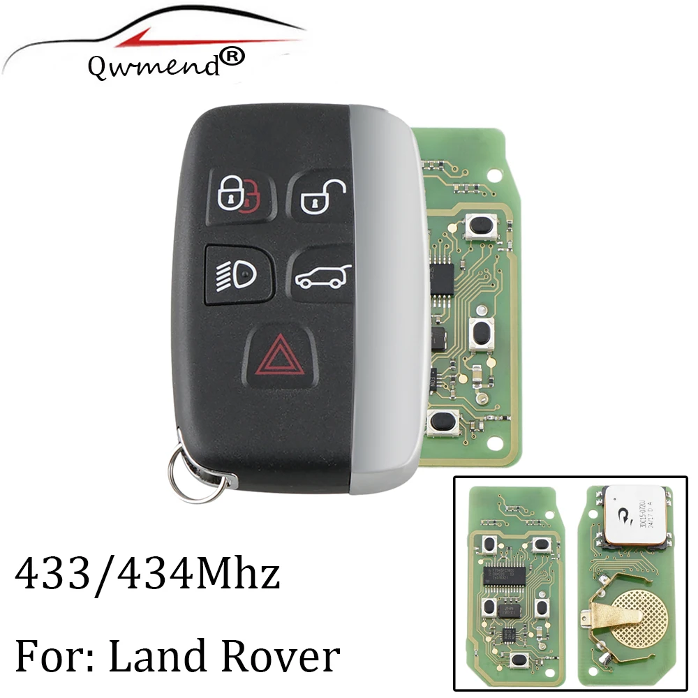 433/315 МГц 5 кнопок умный дистанционный ключ брелок для Land Rover Discovery freelander Sport Evogue LR4 роскошный ключ 2010