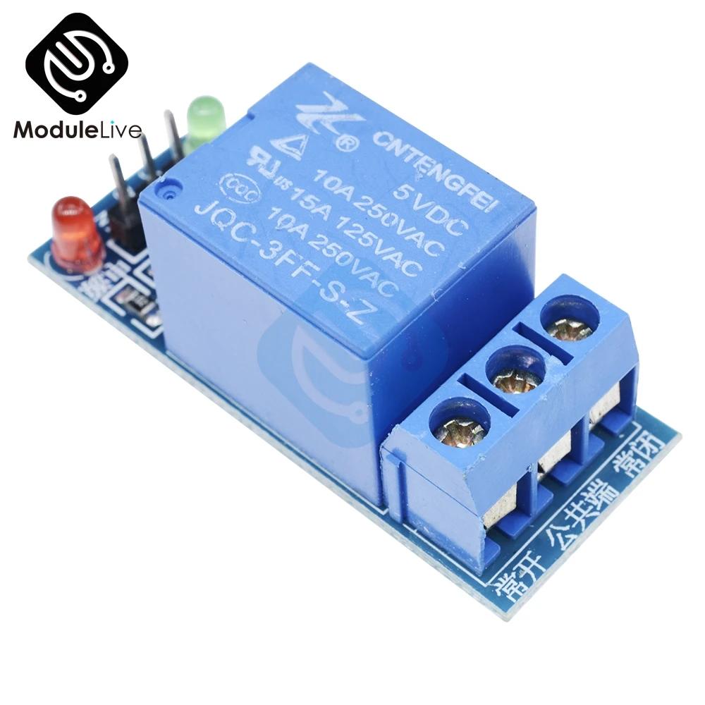 Modulo Relè 5v a basso livello DC AC 220v 10A ad un canale