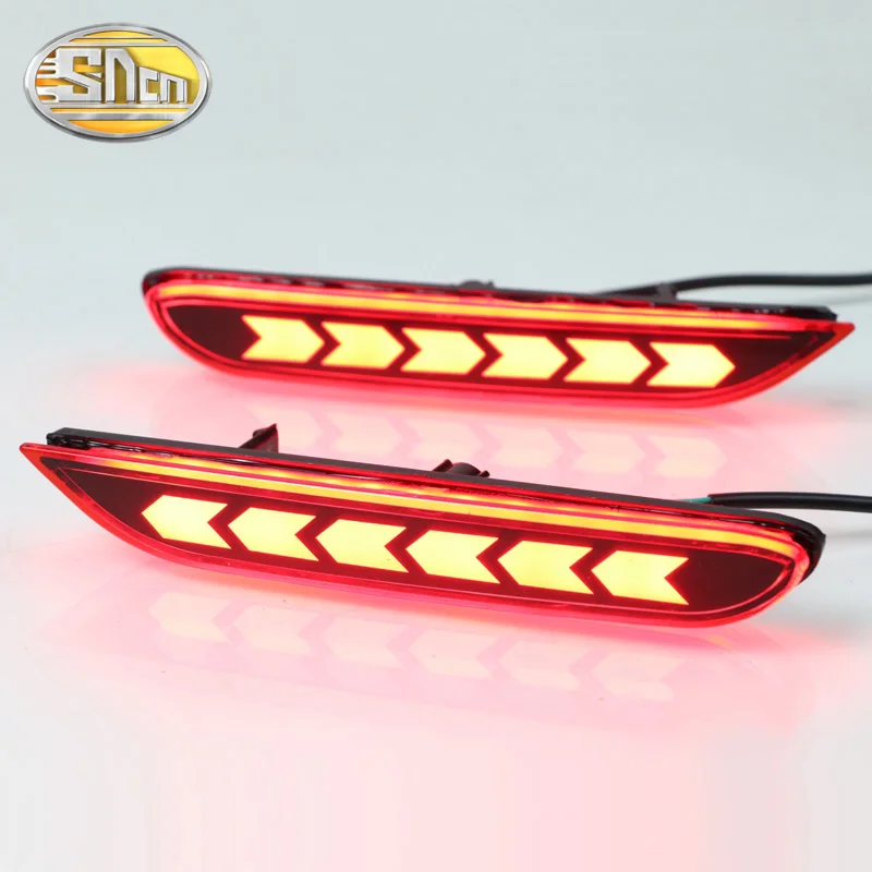 Sncn 2pcs Multi Function Led Reflector Lamp Rear Fog Lamp
