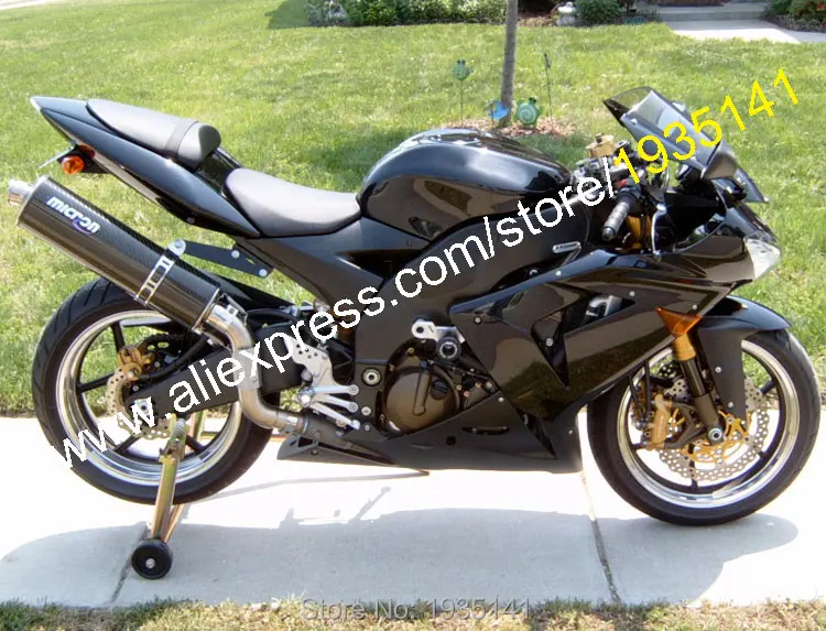 

Hot Sales,Body Kit For Kawasaki NINJA ZX10R 2004 2005 ZX-10R 04 05 ZX 10R Black Customized Motorbike Fairing (Injection molding)