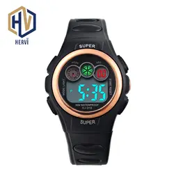 Дропшиппинг лучший бренд мужской моды цифровые часы электронный автоматический Для мужчин Watch Sport 30 м Водонепроницаемый наручные часы Reloj