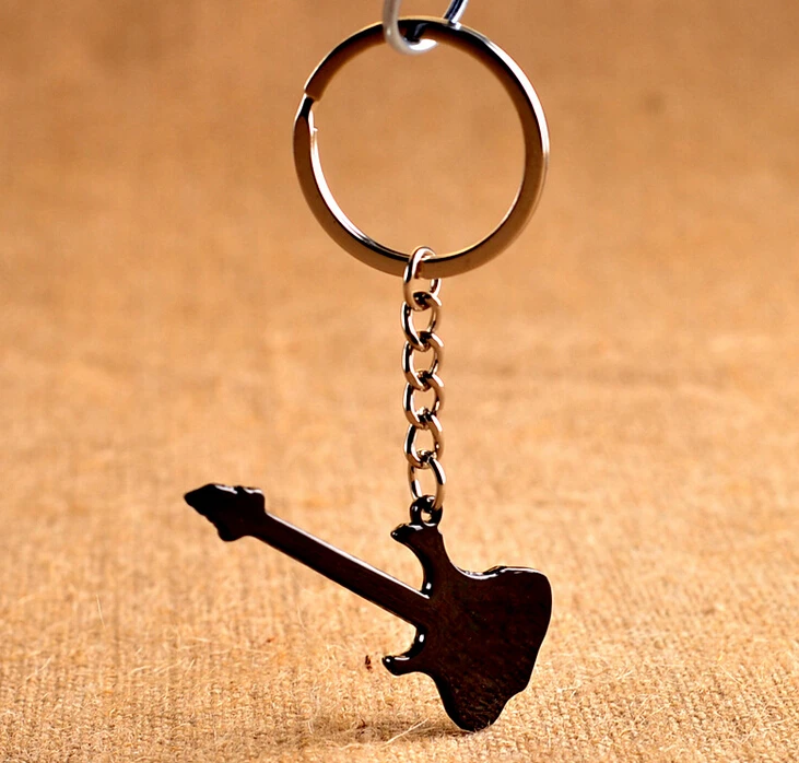2 шт./лот, Новое поступление, милый горячий гитарный инструмент, брелок в форме скрипки, брелок для ключей, брелок для ключей, сувенирное кольцо, подарок 17223