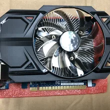 Видеокарта GIGABYTE GTX 750 2 Гб 128 бит GDDR5 видеокарты для nVIDIA Geforce GTX750 Hdmi Dvi используется VGA карты в продаже GV-N750OC