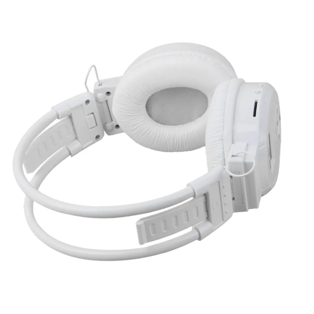 VOBERRY Universal Foldable Sports Wireless Headset LED FM Radio Headphone with LCD screen Support TF Card for Computer,phone