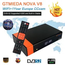 Рецепторов Gtmedia V8 Nova встроенный WI-FI питания по freesat v8 супер DVB-S2 1 год Cccam 1 год ТВ окно же как V9 супер v8 супер