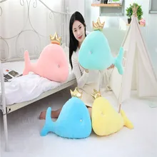 Мягкий плюшевый игрушечный Дельфин принцесса куклы набитые вниз хлопок животное ворс Подушка креативная детская игрушка Рождественский подарок для девочек