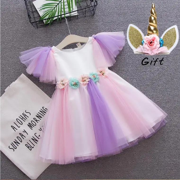 As-meninas-da-crian-a-Unic-rnio-cores-do-arco-tule-vestido-de-beb-vestido-da(16)