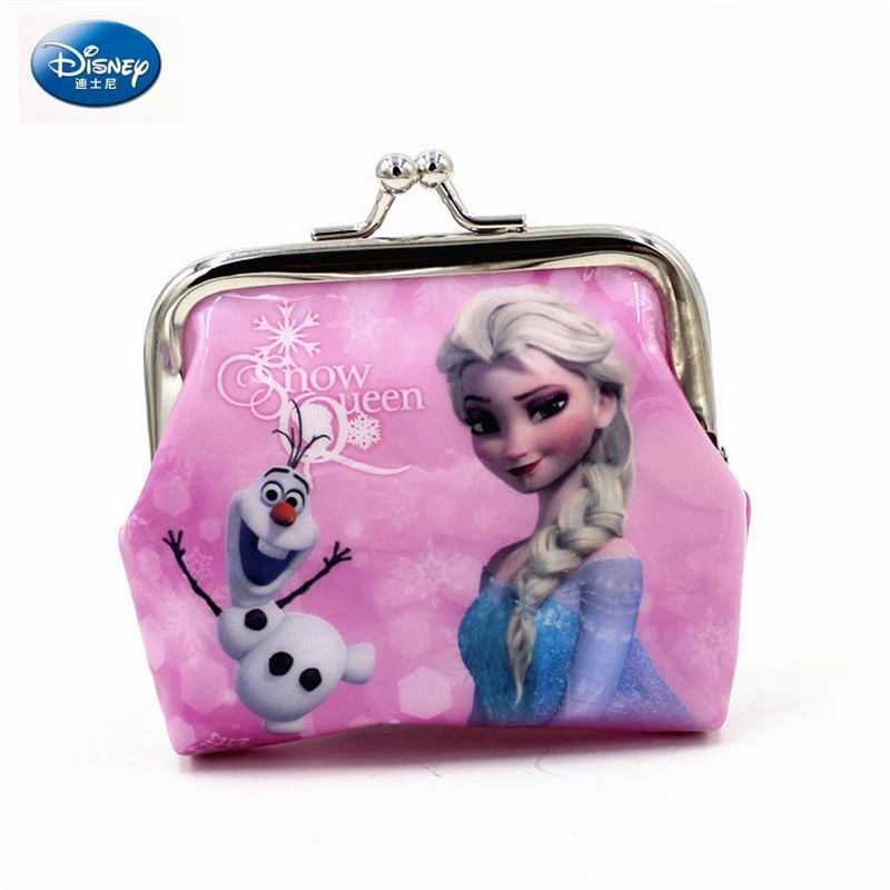 Disney Frozen Железный кошелек с пряжкой мультфильм принцесса Микки подарок Детская