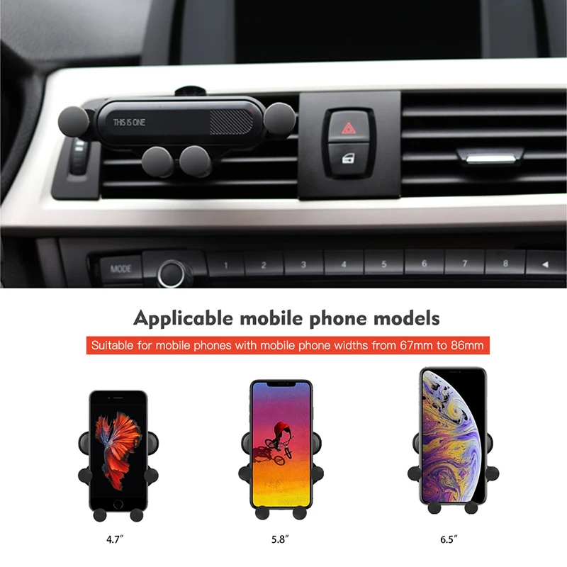 Гравитационный Автомобильный держатель для телефона huawei P30 Pro P20 Lite samsung S10 Plus, держатель на вентиляционное отверстие автомобиля, автомобильные держатели для iphone X 7 8 Xiaomi