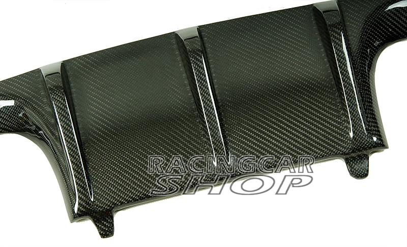 PERFORMANCE V STYLE Real Carbon Fiber REAR BUMPER DIFFUSER FOR BMW 3-Series E92 E93 Coupe M3 Bumper 2007-2012