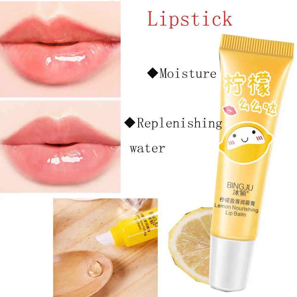 

Lip Essence Moisturizing Lips Provides Plump Lip Balm Fruit Extract Lemon Cherry Natural Health 9G