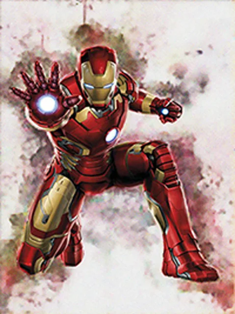 Diamond Mosaic 5D DIY Diamond Painting iron Man Cross Stitch Full