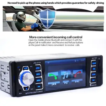 

4.1inch HD TFT Bluetooth Car Radio Stereo Wheel Control FM/USB MP5 Player
