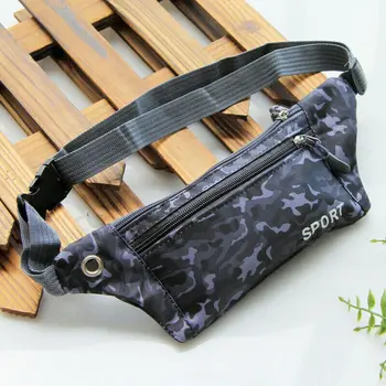 

Waterproof Running Belt Bum Waist Pouch Fanny Pack Camping Sport Hiking Zip Bags Black Purple Rose Red Green