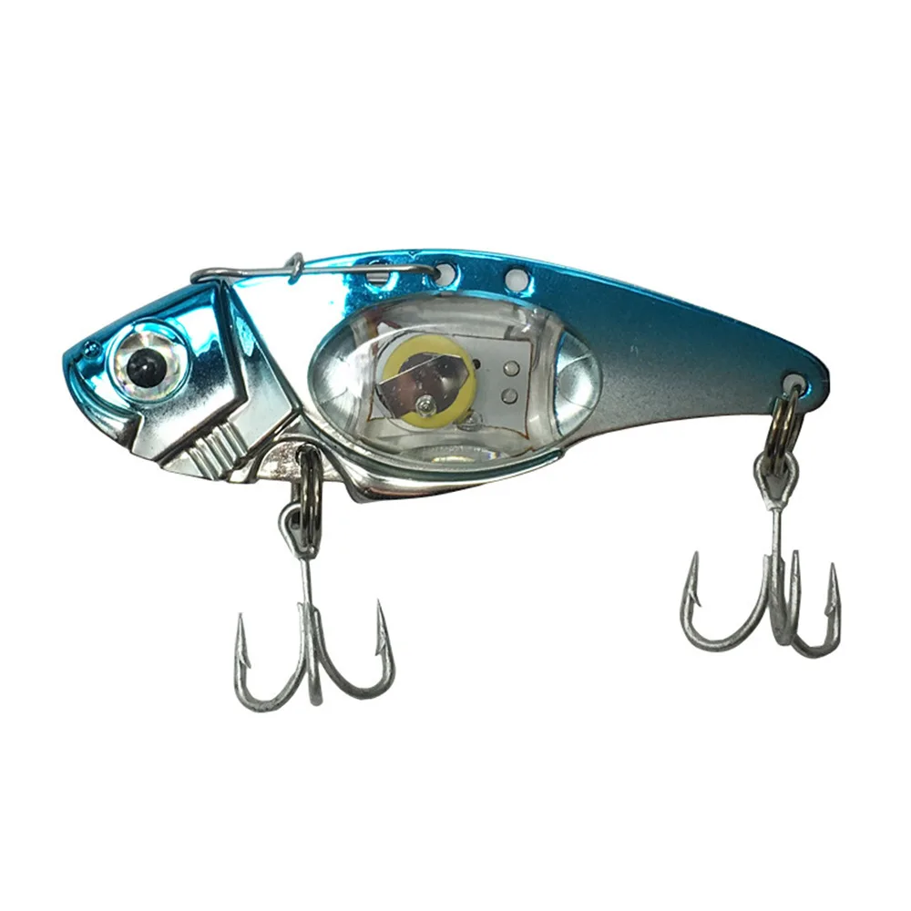 Fishing Lures LED Illuminated Vibration Sinking Lure Fishing Lure 6cm  Electronic Sharp Hook Lighted Fishing Metal Bait Pesca : : Sports  & Outdoors