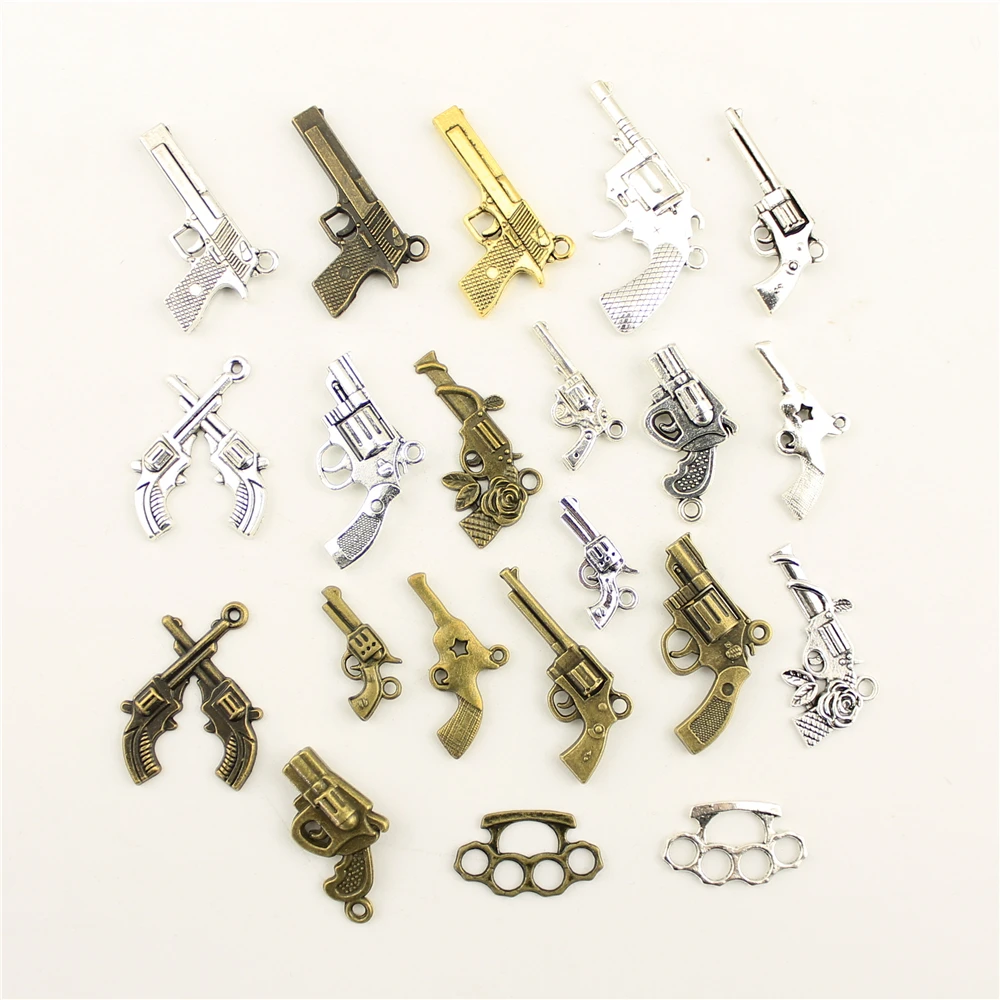 

Fashion Jewelry Making Weapon Pistol Refers To The Tiger Jewelry Findings Components Mix Pendant