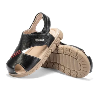 

Abckids Summer Boys kids casual sandals children fashion sport sandals Breathable Durable Black Shoes Flat Heels Casual Shoes