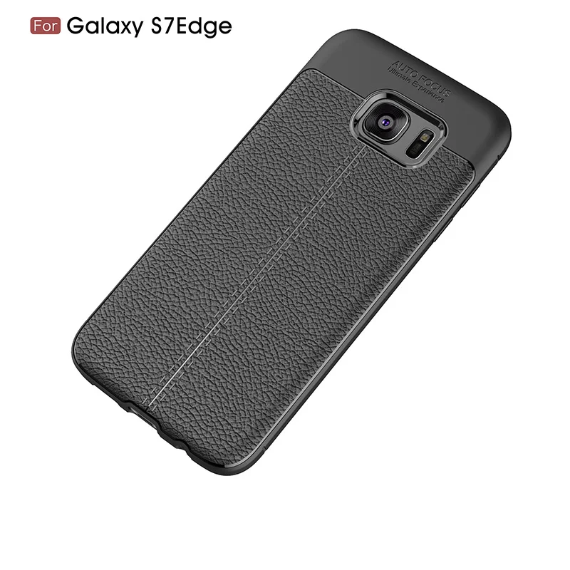 litchi leather silicone case samsung s7 edge (12)