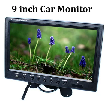 

9 Inch TFT LCD 16:9 Car Monitor 2 Way video input Rearview Monitor for VCD/DVD/GPS/Car Reverse Camera