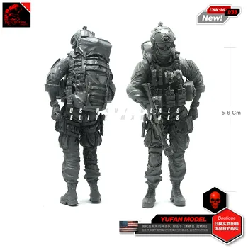 

1/35 Modern US Navy SEALs Gunner Resin Soldier Model USK-16